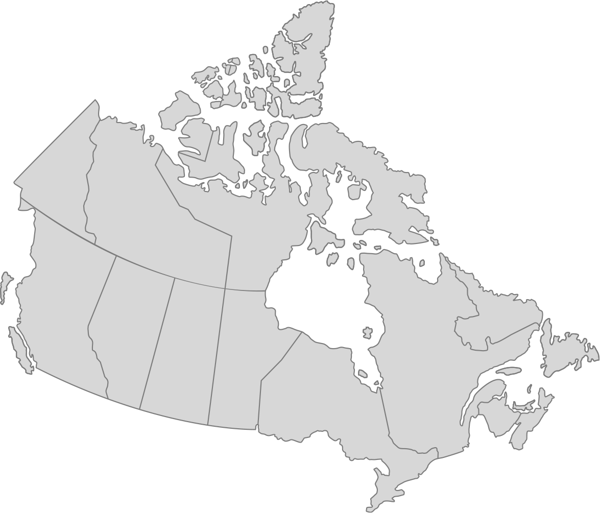 Canada base map