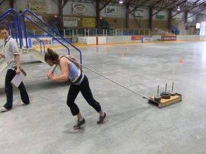 Hose drag 4 Crewmember dragging sled